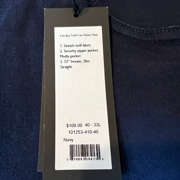 Rhone 5 pocket pants - Picture 1 of 3